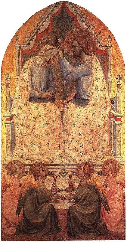 GADDI, Agnolo Coronation of the Virgin sdf France oil painting art